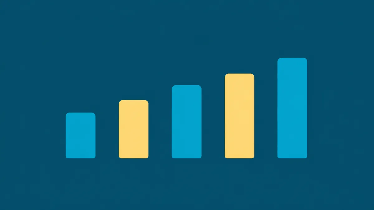 Illustration of a credit score improving over several months.